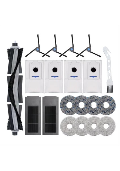 X2 Omni / X2 / Pro DEX86 Robot Süpürgeler Için Yedek Aksesuar Seti, Ana Fırça, Yan Fırçalar, Filtre (Yurt Dışından)