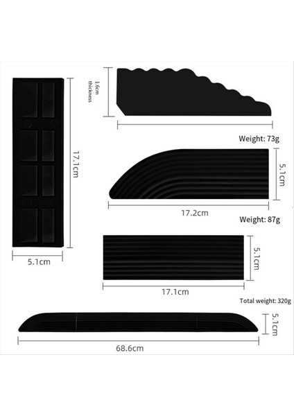 Cloud Whale// //cobos/ Süpürme Robotu Için Ev Tipi Eşik Barları Rampa Matı (Yurt Dışından) fırsatları