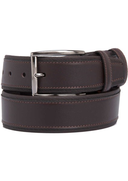 Kahve Hakiki Deri Erkek Kemer - S1EK00000312-D63