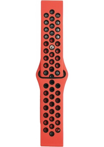 Watch 20MM Spor Delikli Kordon - Kırmızı-Siyah fiyatları