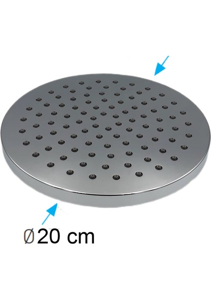 | Dushlux Full Krom, Fonksiyonlu, Paslanmaz Tepe Duş Seti indirimleri