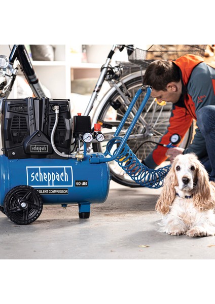 HC25SI Sessiz Kompresör 1100 W 8 Bar 24 Lt - 5906140901 fırsatları