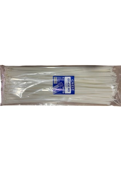 GT-430 Hd Standart Kablo Bagları 450X7,8MM 100 Adet Beyaz