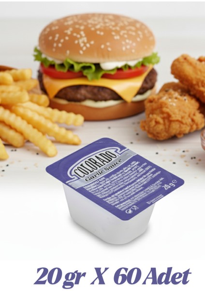 Garlıc Mayonez Sos Küvet 20 gr 60 Adet