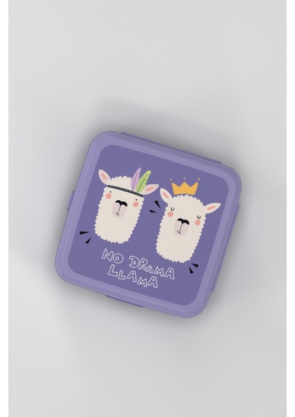 Leya Lama Desenli Pp Çocuk Beslenme Kabı 412003 Mor fiyatları