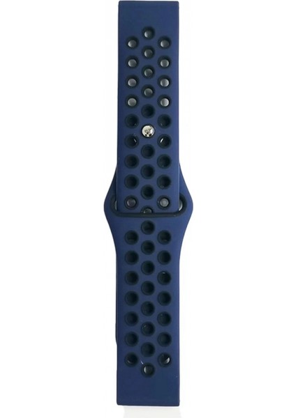 Watch 20MM Spor Delikli Kordon - Lacivert-Siyah fiyatları