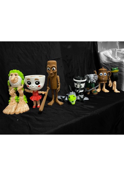 Mega Boy Tung, Ta, Sahur Ballerina Cuppicino, Assassino, Lirili, Bombardino,boneca,brr Patapim 8'li Set fırsatları