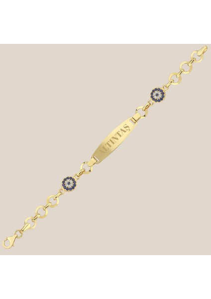 Nazar Boncuklu Altın Çocuk Künyesi fiyatları