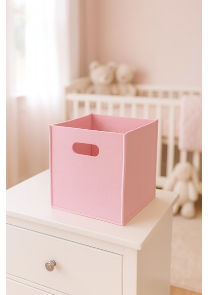 Çok Amaçlı Kullanım %100 Keçe Organizer Sepet Çocuk Odası Dolap Içi Organizer fırsatları