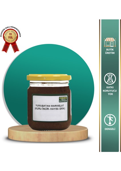 Yumuşatan Marmelat (Kuru İncir-Kayısı-Erik - 190 gram)
