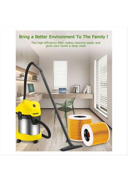 Wd3 Premium Wd2 Wd1 Mv3 Mv2 Elektrikli Süpürge Için 2 Adet Filtre Ince Toza Karşı 3'lü Uzatma Kiti (Yurt Dışından) modelleri