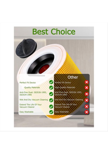 Wd3 Premium Wd2 Wd1 Mv3 Mv2 Elektrikli Süpürge Için 2 Adet Filtre Ince Toza Karşı 3'lü Uzatma Kiti (Yurt Dışından) indirimleri