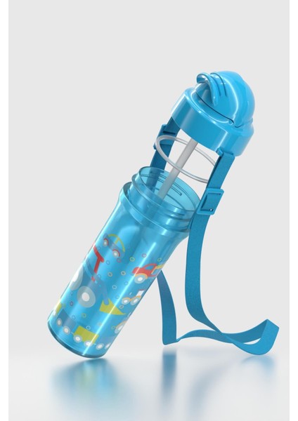 Migo Araba Desenli 300 ml Askılı Pipetli Pp Bebek Suluk 912013 Mavi fiyatları