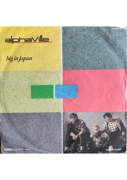 Alphaville - Big In Japan - Orijinal Dönem Baskı 45'lik Plak