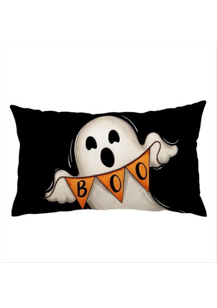 Cadılar Bayramı Hayalet Yastık Kılıfı Tatil Oturma Odası ve Yatak Odası Dekorasyonu Kanepe Yastık Kapağı Yastık Çekirdeği Olmayan 30X50CM (Yurt Dışından) fiyatları