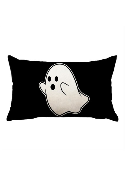 Cadılar Bayramı Hayalet Yastık Kılıfı Tatil Oturma Odası ve Yatak Odası Dekorasyonu Kanepe Yastık Kapağı Yastık Çekirdeği Olmayan 30X50CM (Yurt Dışından) fırsatları