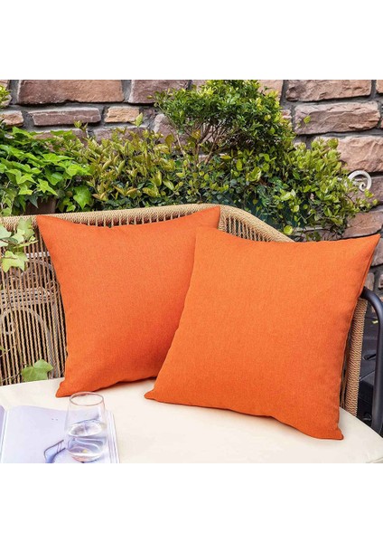 4pcs Açık Su Geçirmez Yastık Suya Dayanıklı Bahçe Sandalyesi Yastık Kılıfı Kanepe Dekorasyonu Için 18X18 Inç (Yurt Dışından) fiyatları