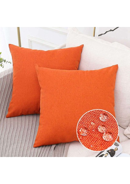 4pcs Açık Su Geçirmez Yastık Suya Dayanıklı Bahçe Sandalyesi Yastık Kılıfı Kanepe Dekorasyonu Için 18X18 Inç (Yurt Dışından) fırsatları