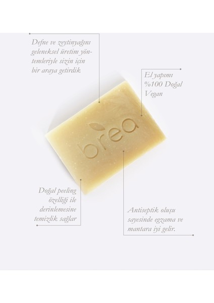 Defne & Zeytinyağlı Doğal El ve Vücut Sabunu - 100gr fiyatları