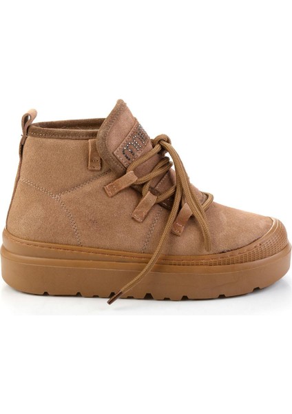 Taba Hakiki Deri Kadın Bot & Bootie K02748100902