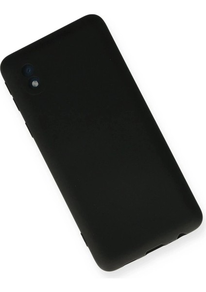 Samsung Galaxy A01 Core Kılıf Nano Içi Kadife Silikon - Siyah modelleri