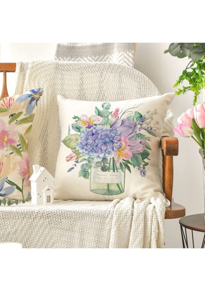 Bahar Yastığı Kapakları 18X18 Set 4 Buffalo Plaid Farmhouse Atma Yastığı Sprow Bahar Süslemeleri Yastık Kılıfı Ev Dekoru (Yurt Dışından) indirimleri