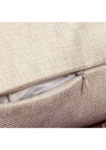 4x Vintage Çiçek/çiçek Keten Dekoratif Atma Yastığı Kılıf Yastık Kapağı Evde Kanepe Dekoratif (Gül Çiçeği) (Yurt Dışından) fırsatları