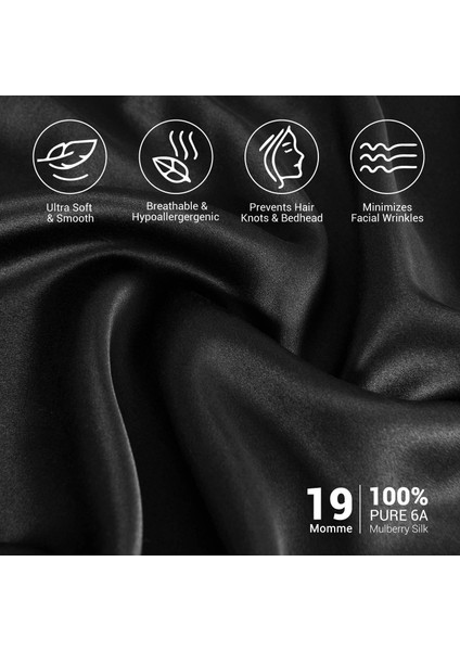 Her Iki Taraf Da Saç ve Cilt Için Doğal Saf Dut Ipek Yastık Kılıfı 600 Iplik Sayısı 50X75CM-NAVY Mavi (Yurt Dışından) indirimleri