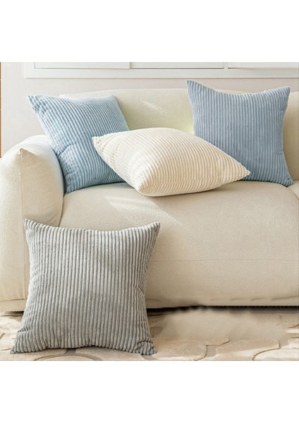 4 Yumuşak Kadife Modern Tasarım Seti Ev Dekorunuzla Karıştırın ve Eşleştirin Yastık Eki Dahil (45 x 45 Cm) C (Yurt Dışından) indirimleri