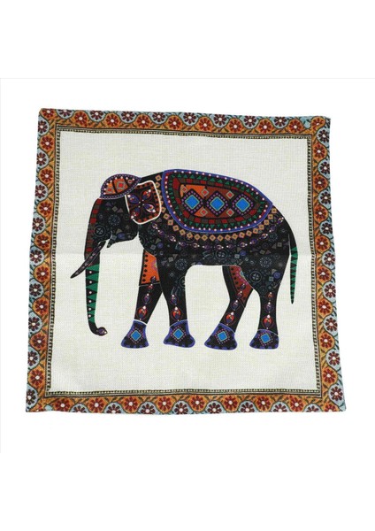 6x Hint Örme Fil Pamuk Keten Atma Yastığı Kılıf Yastık Kapak Dekor (Yurt Dışından) fiyatları