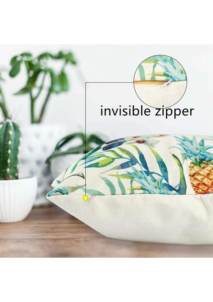 Bahçe Mobilya Bahçe Yastıkları Için 8 Açık Minder Seti Keten Yeşil Yastık 18X18INÇ Kanepe Yastıkları Kapak (Yurt Dışından) modelleri