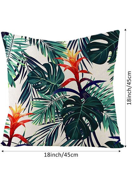 Bahçe Mobilya Bahçe Yastıkları Için 8 Açık Minder Seti Keten Yeşil Yastık 18X18INÇ Kanepe Yastıkları Kapak (Yurt Dışından) fırsatları