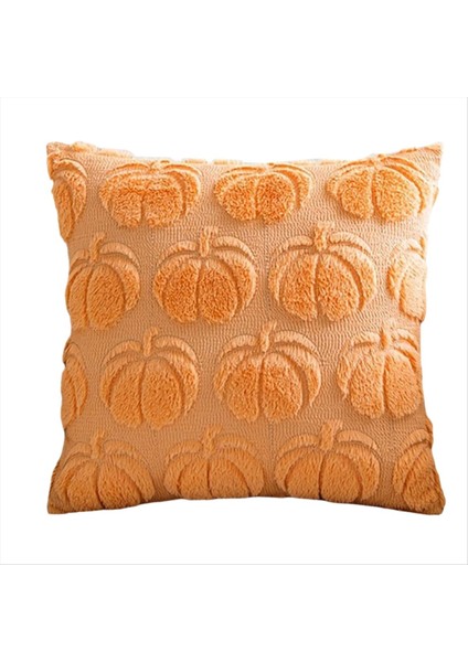 Sonbahar Işık Lüks Yüksek Dereceli Kabak Yastığı Yastık Kılıfı Kabak Yastığı Kapak Oturma Odası Çöp Dekorasyonu Açık Turuncu (Yurt Dışından)