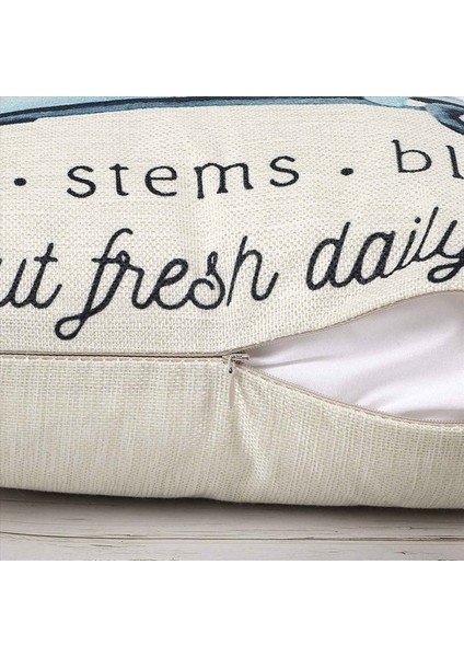 Bahar Yastığı Kapakları 18X18INCH Atma Yastığı Kılıfı 8 Farmhouse Yastık Kılıfı Ev Dekor (Yurt Dışından) indirimleri