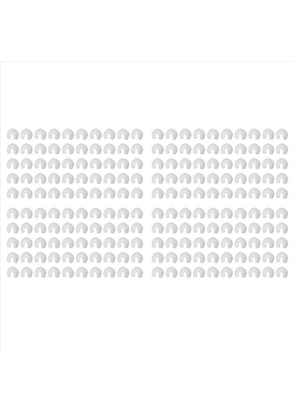 200PC U Şekilli Tek Kullanımlık Dokunulmaz Yastık Kağıdı Spa Salon Yatak Örtüsü Masaj Yüz Beşiği Kafa Dinlenme Kapakları (Yurt Dışından)