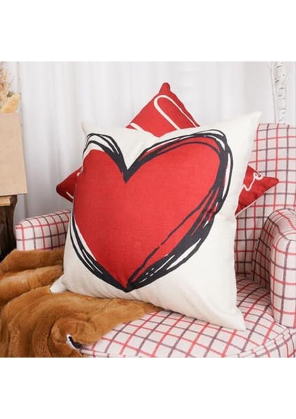Sevgililer Yastık Kapakları Yastık Kapakları Sevgililer Dekor Seti 4 Yastık Kapağı Yıldönümü Düğün Yastık Dekoru (Yurt Dışından) fırsatları