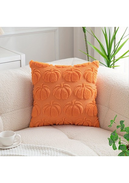 Sonbahar Işık Lüks Yüksek Dereceli Kabak Yastığı Yastık Kılıfı Kabak Yastığı Kapak Oturma Odası Çöp Dekorasyonu Koyu Turuncu (Yurt Dışından) modelleri