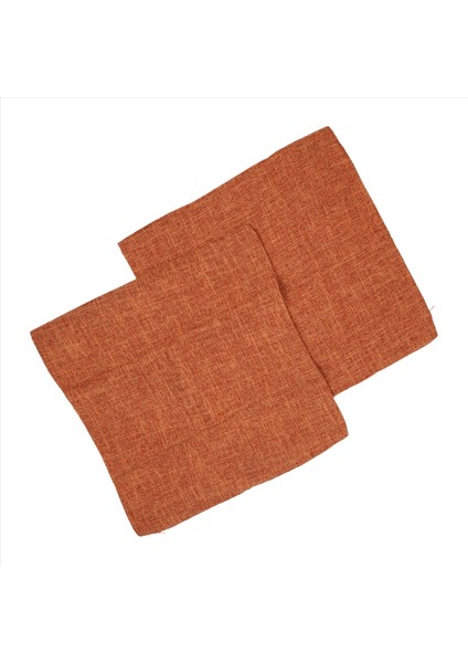 Yanmış Turuncu Yastık 18X18 Inç 2 Modern Çiftlik Evi Rustik Dekoratif Atış Yastık Kapağı Kare Yastık Kılıfı (Yurt Dışından) modelleri