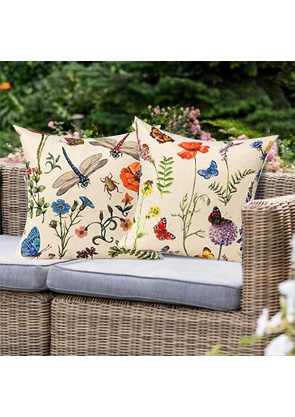 Açık Yastık Kapakları 18X18 Inç 4 Açık Su Geçirmez Yastık Kapağı Veranda Mobilya Bahçesi Için (Yurt Dışından) indirimleri