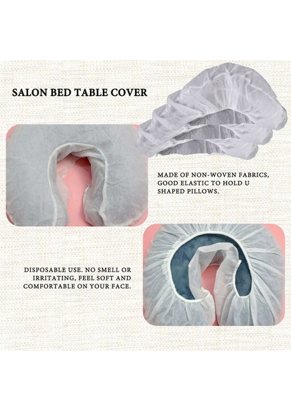 50PC U Şekilli Tek Kullanımlık Dokunulmamış Yastık Kağıdı Güzellik Spa Salon Yatak Örtü Masajı Yüz Beşiği Kafa Dinlenme Kapakları (Yurt Dışından) modelleri