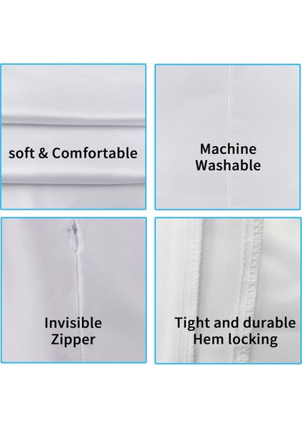 15 Adet Süblimasyon Boşlukları Yastık Kılıfları 16X16INCH Beyaz Yastık Kapak Yastık Kapakları Isı Transferi Diy Özel Resim (Yurt Dışından) fırsatları