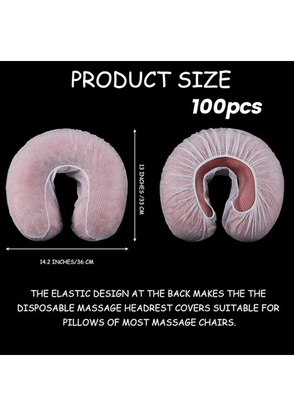 100 Adet Tek Kullanımlık Başlık Kapakları Tek Kullanımlık Masaj Kapakları Masaj Başlık Kapakları Kapaklar Masaj Için Şekilli Beşik Kapağı (Yurt Dışından) fiyatları