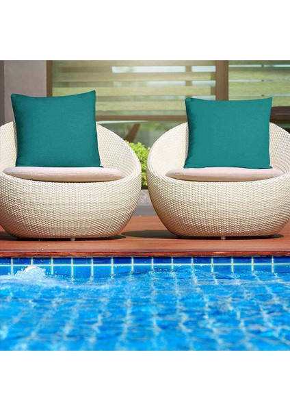 16 Açık Su Geçirmez Yastık Paketi Kapaklar Dekoratif Bahçe Yastık Kılıfları Kare Yastık Kılıfları 18 x 18 Inç (Yurt Dışından) indirimleri