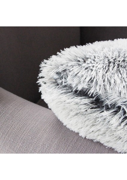 Lüks Serisi Ombre Kürk Yastık Kapakları Çift Taraflı Kanepe/yatak Için Dekoratif Atış Yastık Kılıfı 2 Set (Yurt Dışından) modelleri