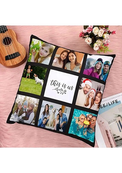 6 Adet Süblimasyon Boş Panel Yastık Kasası Diy Polyester Yastık Kapağı 9 Fotoğraf Isı Transfer Baskısı Yastık Kılıfı S (Yurt Dışından) fiyatları