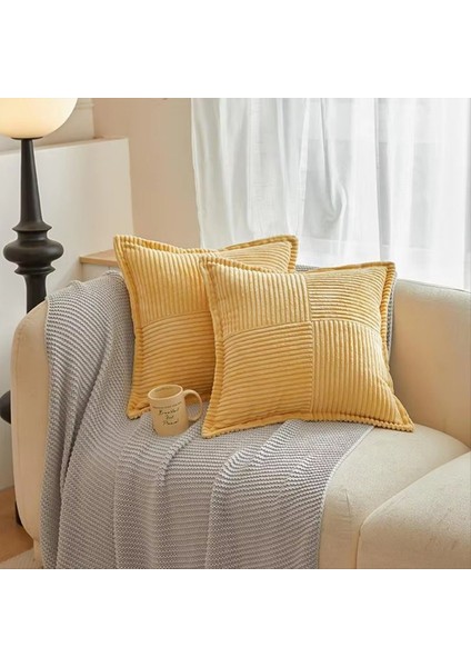 Kare Atma Yastık Kapakları Kadife Kare Atma Yastık Kılıfları Yumuşak Fermuarlı Yastık Kılıfı Yatak Odası Için Ev Dekorasyonu (Yurt Dışından) fırsatları