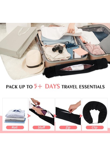 Kaput Ayarlanabilir Seyahat Yastığı ile Seyahat Için Doldurulmuş Boyun Yastığı Uçak Için Ultimate Taşıma Seyahat Boyun Yastığı (Yurt Dışından) modelleri