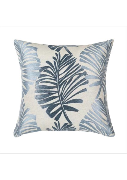 45X45CM Yapraklar Bitki Desen Yastık Kılıfı Ins Stil Yaprağı Dekoratif Yastık Kılıfları Yastık Kapakları Ev Dekoru F (Yurt Dışından)