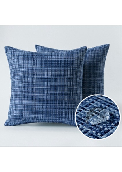 2 Paket 18X18 Dış Mekan Su Geçirmez Atma Yastığı Kapakları Suya Dayanıklı Yastık Kapakları (Yurt Dışından) fırsatları