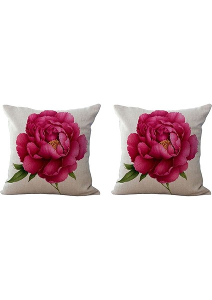 5x Vintage Çiçek/çiçek Keten Dekoratif Atış Yastık Kılıfı Yastık Kapağı Ev Kanepe Dekoratif Gül (Yurt Dışından) fiyatları